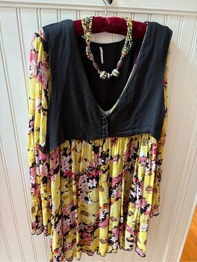 Free People | Dresses | Free People Amber Denim Dress Nwot